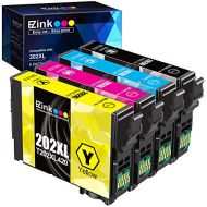 E-Z Ink (TM) Remanufactured Ink Cartridge Replacement for Epson 202 XL 202XL T202XL for Expression Home XP-5100 Workforce WF-2860 Printer New Upgraded Chips(1 Black, 1 Cyan, 1 Mage