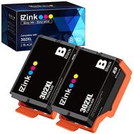 E-Z Ink (TM) Remanufactured Ink Cartridge Replacement for Epson 302XL 302 T302XL T302 to use with Expression Premium XP-6100 XP6100 XP-6000 XP6000 Printer (2 Black)