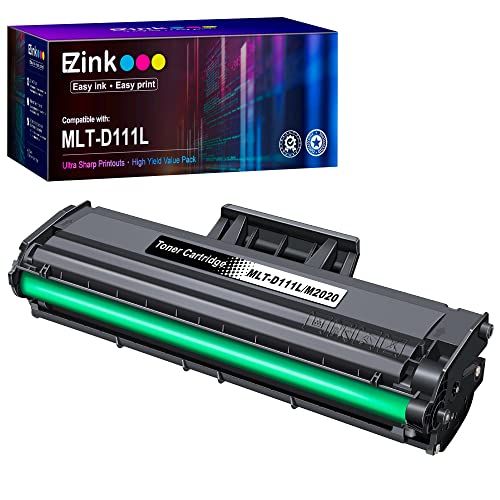  E-Z Ink (TM) Compatible Toner Cartridge Replacement for Samsung 111S 111L MLT-D111S MLT-D111L to use with Xpress SL-M2020W SL-M2024W Xpress SL-M2070W Xpress SL-M2070FW Printer (Bla