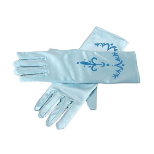  EZ LIFE PRODUCTS EzLife Elsa Tiara Crown Wig Wand Blue Gloves Set of 4 Cosplay Accessories Blue Small