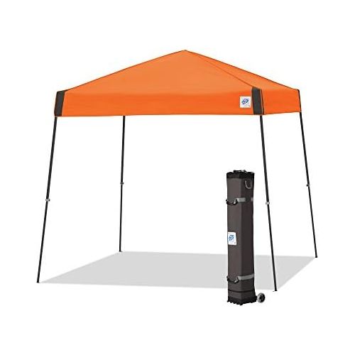  E-Z UP Vista Instant Shelter Canopy, 10 by 10, Steel Orange