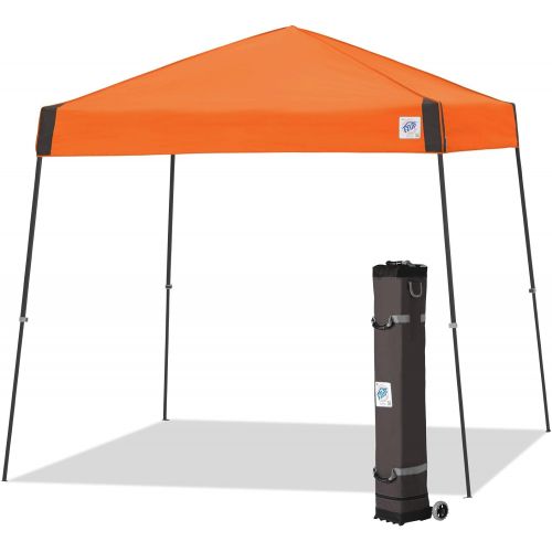  E-Z UP Vista Instant Shelter Canopy, 10 by 10, Steel Orange