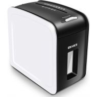 [아마존베스트]EZBASICS 5-Sheet Cross-Cut （Lubricant is not Needed） Paper and Credit Card Shredder with Pullout Basket, 58 dB, White