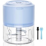 [아마존베스트]EZCO Electric Chopper Kitchen Mini Garlic Chopper Vegetable Chopper Multi-Chopper Onion Cutter Universal Chopper Aid Food Processor Chopper for Meat, Vegetables, Baby Food