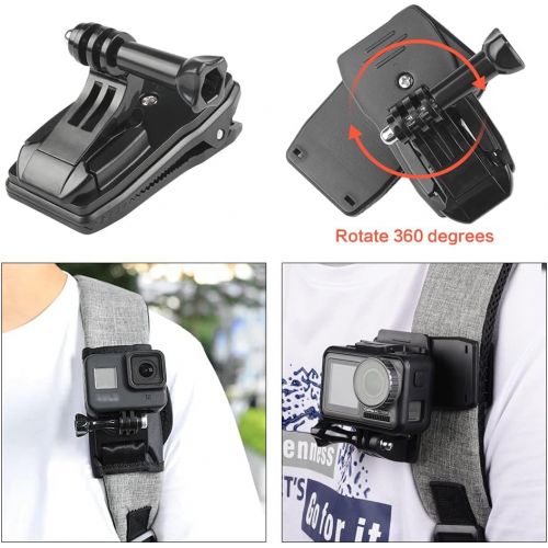  EZESO ESSENTIAL SKINCARE Chest Strap Mount Harness Head Mount Strap Wrist Strap Kit Compatible with Action Camera 9/8/7/6/5/4/3/2/1 Session Cameras