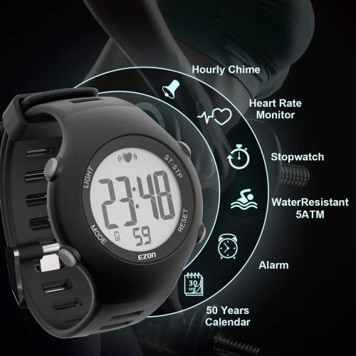  EZON Heart Rate Monitor Running Sport Watches