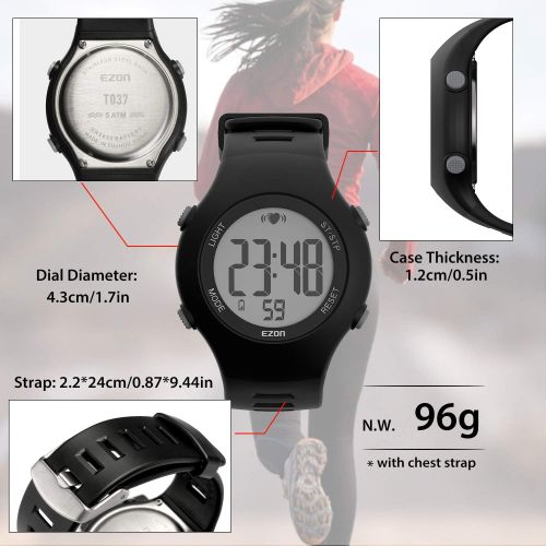  EZON Heart Rate Monitor Running Sport Watches