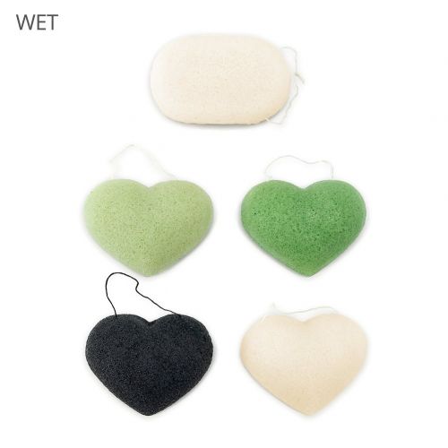  EZOWare Konjac Sponge EZOware 5 Pack Facial Beauty Sponge (4 Facial Sponges + 1 Bath Sponge) for All Skin...