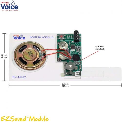  [아마존베스트]EZSound Module for DIY Audio Cards - Easy to Record - 120 Seconds Recording - High Sound Quality