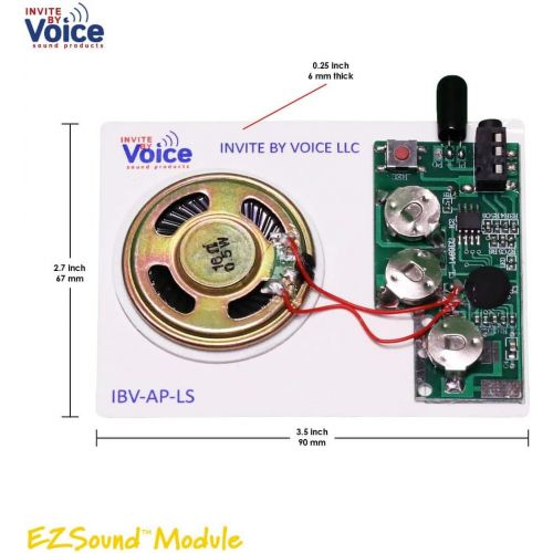  [아마존베스트]EZSound Module - Light Activated - Easy to Record - 120 Seconds Recording - High Sound Quality