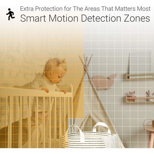  [아마존베스트]EZVIZ Indoor Security Camera 1080P WiFi Baby Monitor, Smart Motion Detection, Two-Way Audio, 40ft Night Vision, Works with Alexa & Google Assistant(C1C)