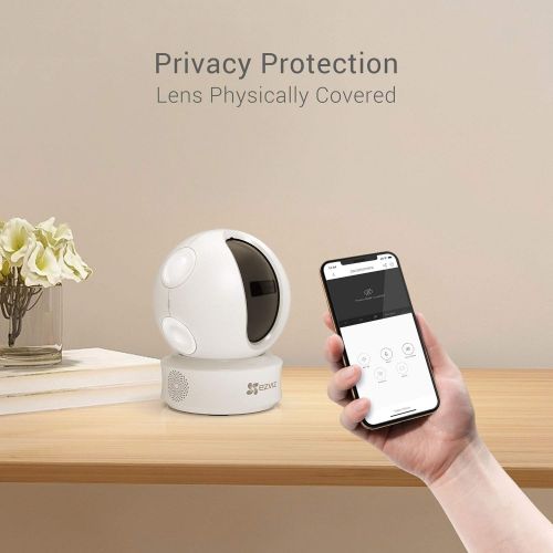  EZVIZ Dome Camera 1080p HD Wireless IP Security Camera Night Vision Motion Detection Two-Way Audio PanTiltZoom Indoor Surveillance System Pet Baby Monitoring-Cloud Service Availa