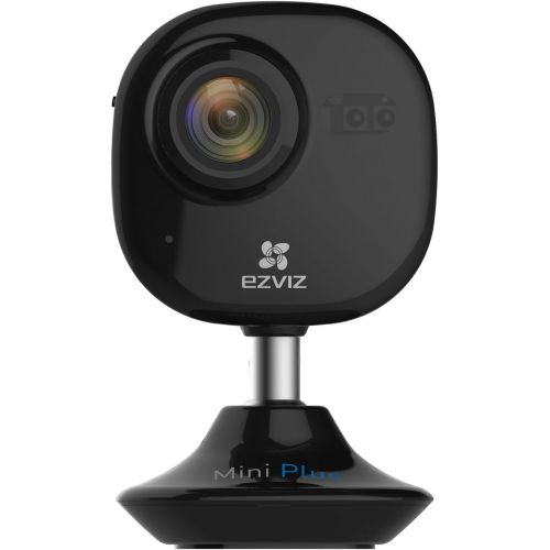  EZVIZ Mini Plus HD 1080p Wi-Fi Video Security Camera, Works with Alexa - Black