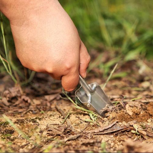  [아마존베스트]EZYoutdoor Folding Shovel Garden Trowel Mini Stainless Steel Folding Handy Shovel with Sheath 9 inch Portable Pocket Mini Hand Camping Shovel Entrenching Tool for Outdoor Lawn Garden Camping