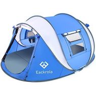 Eackrola 2/4-Person-Tent, Instant Pop up Tent for Camping, Easy Setup Beach Tent Sun Shelter - Ventilated Mesh Windows, Water Resistant, Carry Bag Included