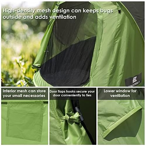  Eackrola 2-Person-Pop-Up -Tent, Automatic Instant Camping Tent for Outdoor, Easy Setup Beach Tent Sun Shelter, Camping Gear for Hiking, Traveling, Portable with Carry Bag, Lightwei