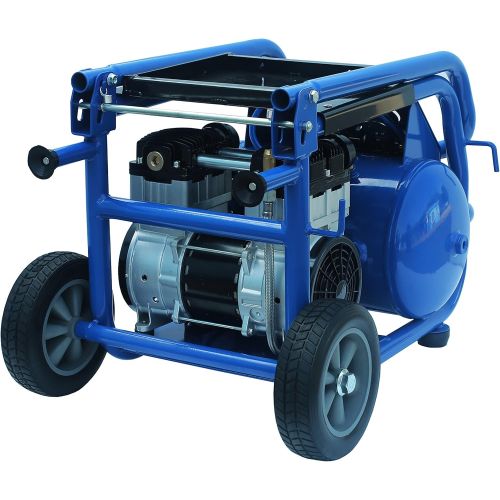  Eagle EA-2000 Silent Series 2000 Air Compressor 125 psi MAX psi Hot Dog with panel, Blue, 1 gallon