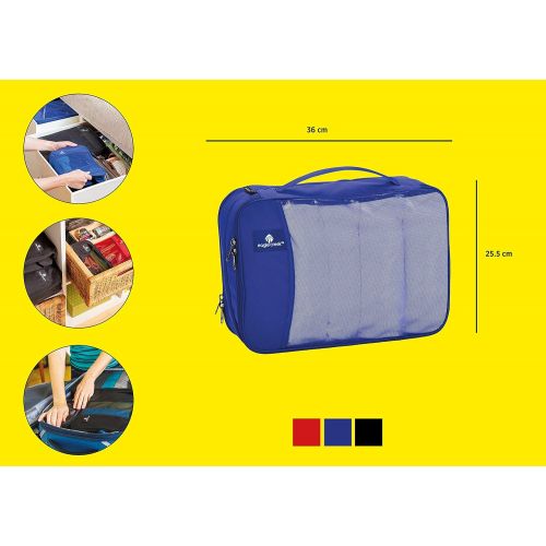  Eagle Creek Pack-It Clean/Dirty Split Half Cube Packing Organizer, Blue Sea