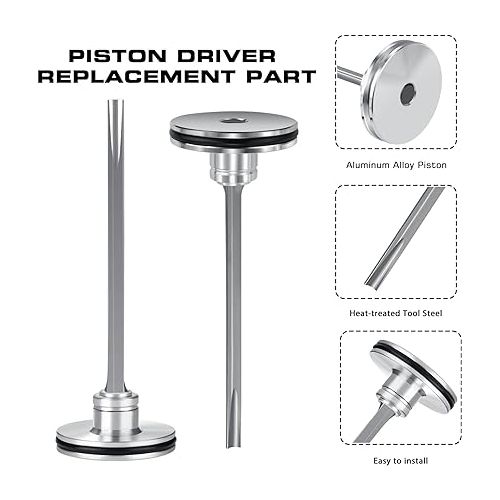  877-323 Piston Driver Replacement Part for Hitachi Air Nailer Accessories, NR83 NR83A NR83A2 NR83A2(S) Framing Nailer Replaces SP 877-323 SP 885-915 885-915 Nail Gun Piston Driver - 6 Pack