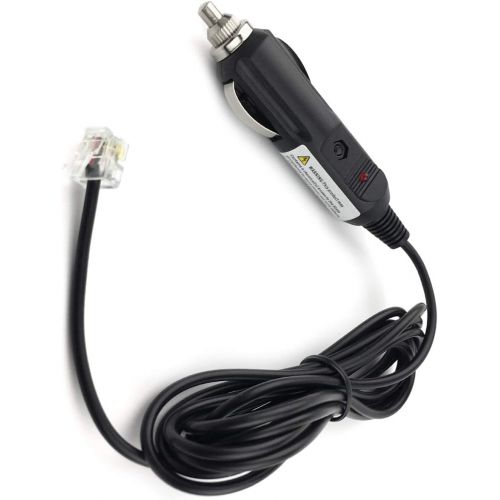  [아마존베스트]Eagleggo 6ft Phone Style Plug Car Power Cord fit for Escort Passport 9500ix 9500i 8500 8500x50 S55 S75g Solo S2 S3 and Beltronics GX65 RX65 Vector 975 Radar Detectors