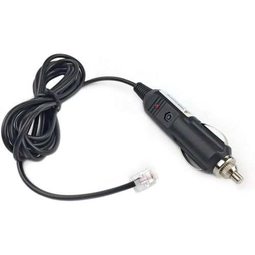  [아마존베스트]Eagleggo 6ft Phone Style Plug Car Power Cord fit for Escort Passport 9500ix 9500i 8500 8500x50 S55 S75g Solo S2 S3 and Beltronics GX65 RX65 Vector 975 Radar Detectors