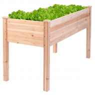 Eaglelnw Wooden Raised Vegetable Garden Bed Elevated Planter Kit Grow Gardening