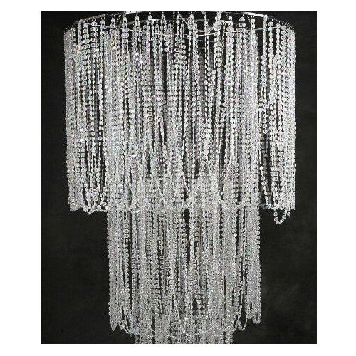  Eaglers Beaded Garland 30meters Crystal Acrylic Beads Strand Garland Wedding Acrylic Octagon Beads...