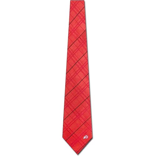  Eagles Wings Utah Oxford Stripe Woven Silk Necktie