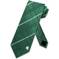 Eagles Wings Michigan State Oxford Stripe Woven Silk Necktie
