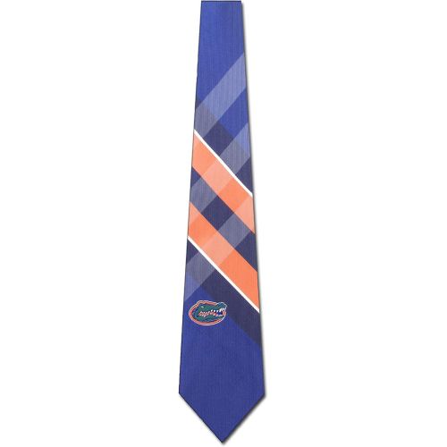  Eagles Wings Florida Gators Grid Neck Tie with NCAA College Sports Team Logo
