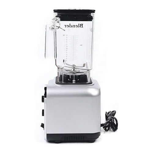  Soundproof Blender,110V 2200W 1.5L Commercial Fruit Juice Smoothie Maker With Shield Quiet Sound Enclosure for Puree, Ice Crush,Shakes and Smoothies (1.5L,2200W)