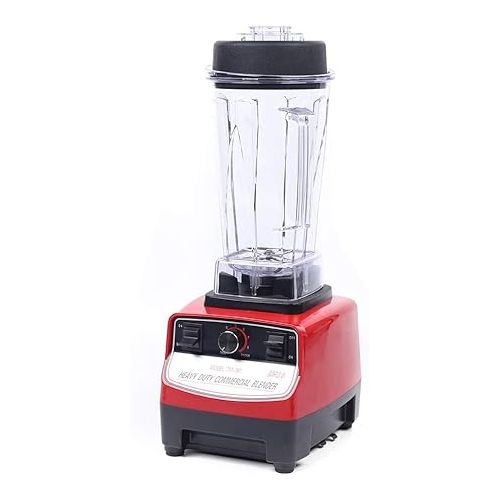  Professional Blender,Commercial Countertop Blender Smoothie Maker, 3HP 2200W Heavy DutyHigh Speed 45000RPM Kitchen Smoothie Blender Food Mixer 2000ml for Soup,fish, Crusing Ice, Frozen Desser, Shakes and Smoothies (TM-767)