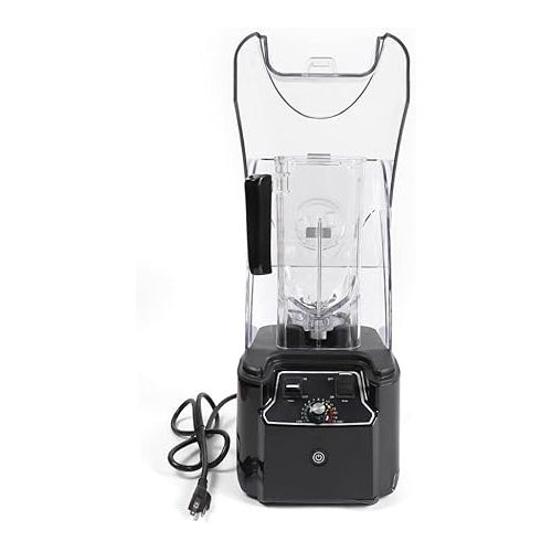  Soundproof Blender,110V 2000W 2L Commercial Fruit Juice Smoothie Maker With Shield Quiet Sound Enclosure for Puree, Ice Crush,Shakes and Smoothies (2L,2000W)