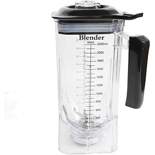  Eapmic Soundproof Cover Blender With Shield Quiet Sound Enclosure 2200W Commercial Smoothie Maker Countertop Blender Fruit Food Mixer Soy milk Juicer Processor