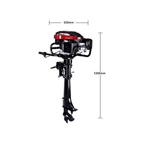  Eapmic Outboard Motor Inflatable Fishing Boat Engine Water Cooling System 6HP 2 Stroke HANGKAI