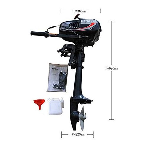  Eapmic Outboard Motor Inflatable Fishing Boat Engine Water Cooling System 6HP 2 Stroke HANGKAI