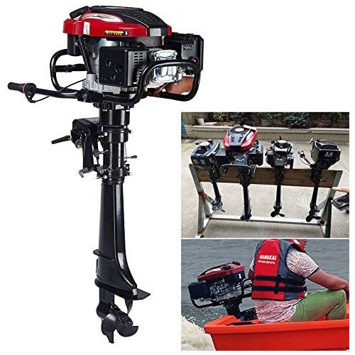  Eapmic Outboard Motor Inflatable Fishing Boat Engine Water Cooling System 6HP 2 Stroke HANGKAI