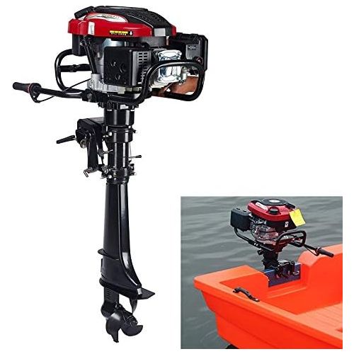  Eapmic Outboard Motor Inflatable Fishing Boat Engine Water Cooling System 6HP 2 Stroke HANGKAI