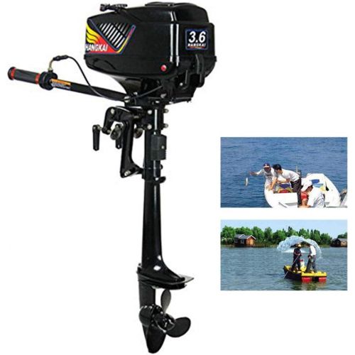  Eapmic Outboard Motor Inflatable Fishing Boat Engine Water Cooling System 6HP 2 Stroke HANGKAI