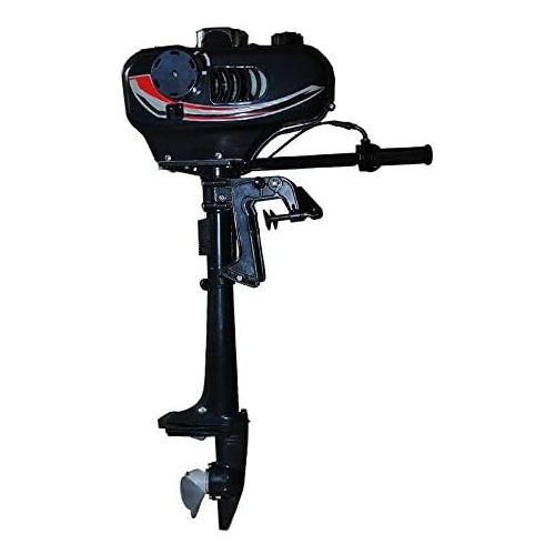  Eapmic 4HP 4 Stroke Outboard Motor High-Speed Electric Inflatable Fishing Boat Motor Engine with 52CC Air Cooling System