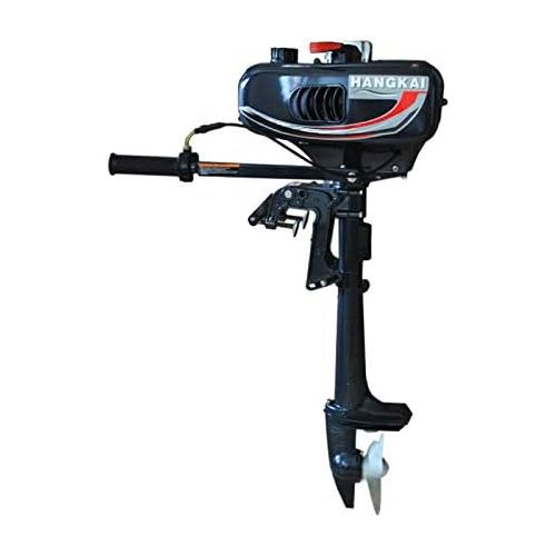  Eapmic 4HP 4 Stroke Outboard Motor High-Speed Electric Inflatable Fishing Boat Motor Engine with 52CC Air Cooling System