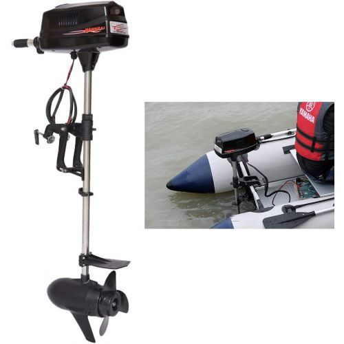  Eapmic 4HP 4 Stroke Outboard Motor High-Speed Electric Inflatable Fishing Boat Motor Engine with 52CC Air Cooling System