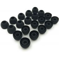 Earbudz 10 Pairs Medium Silicone Replacement Earbud Ear Buds Tips ? Black