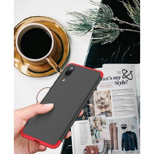  Eari Case for Huawei P20Lite Case Slim 3 in 1 Hard PC Matte Surface Full Body Protective Cover