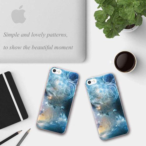  Eari iPhone 5/5s/SE Case for Girls TPU Anti Scratch Slim Ultra Protective Clear Case