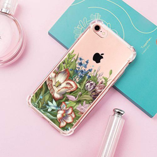  Eari iPhone 5/5s/SE Case for Girls TPU Anti Scratch Slim Ultra Protective Clear Case