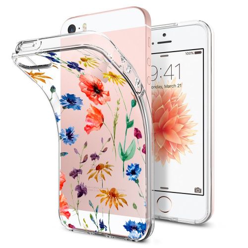  Eari iPhone 5/5s/SE Case for Girls TPU Anti Scratch Slim Ultra Protective Clear Case