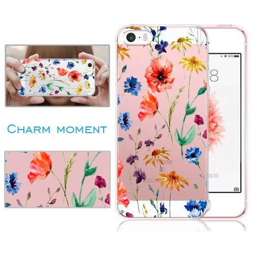  Eari iPhone 5/5s/SE Case for Girls TPU Anti Scratch Slim Ultra Protective Clear Case