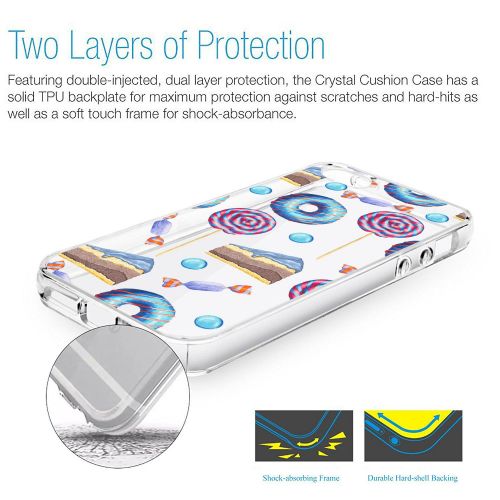  Eari iPhone 5/5s/SE Case for Girls TPU Anti Scratch Slim Ultra Protective Clear Case