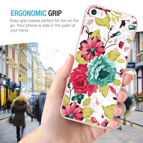  Eari iPhone 5/5s/SE Case for Girls TPU Anti Scratch Slim Ultra Protective Clear Case